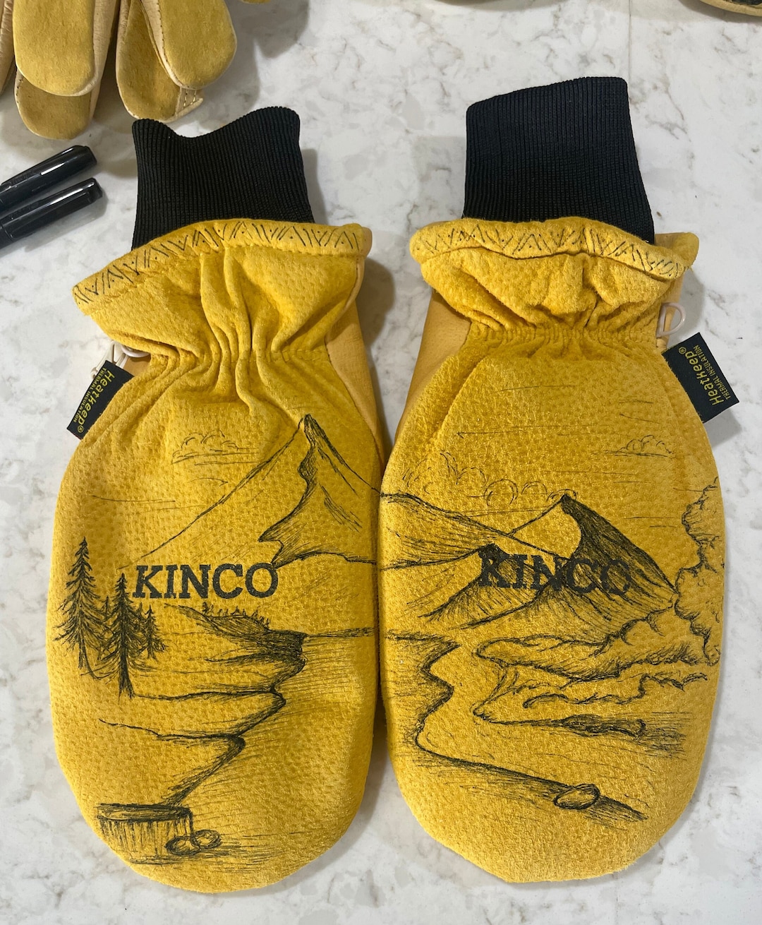 Custom Kinco Ski Gloves/mitts Etsy