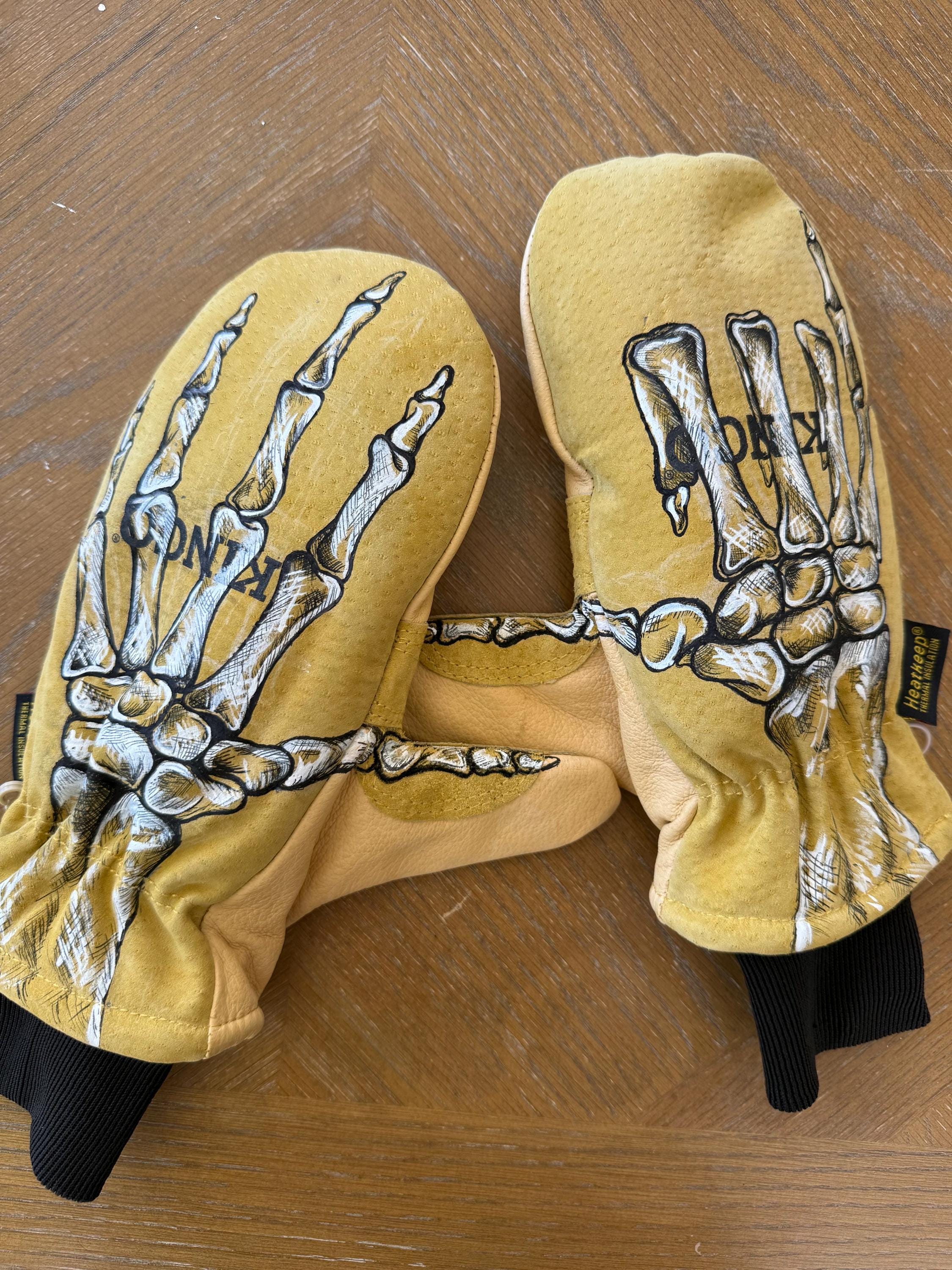 Bones X Kinco Snow Gloves/mitts - Etsy