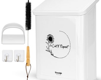 Magnetic Metal Lint Bin: Farmhouse Laundry Room Decor