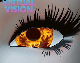 Piscinas infinitas animadas VRChat Circle Eyes para uso personal y comercial