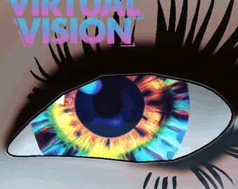 Luces del paraíso animadas VRChat Circle Eyes Uso personal/comercial