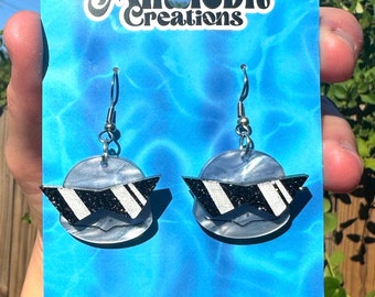 Water turtle earrings | Acrylic earrings | Laser Cut Earrings | Acrylic | Water type | Water turtle | water type