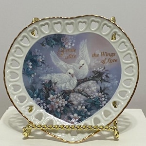 Porcelain Heart Shaped Plate