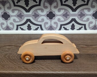 100% Natural Wooden Toy Car