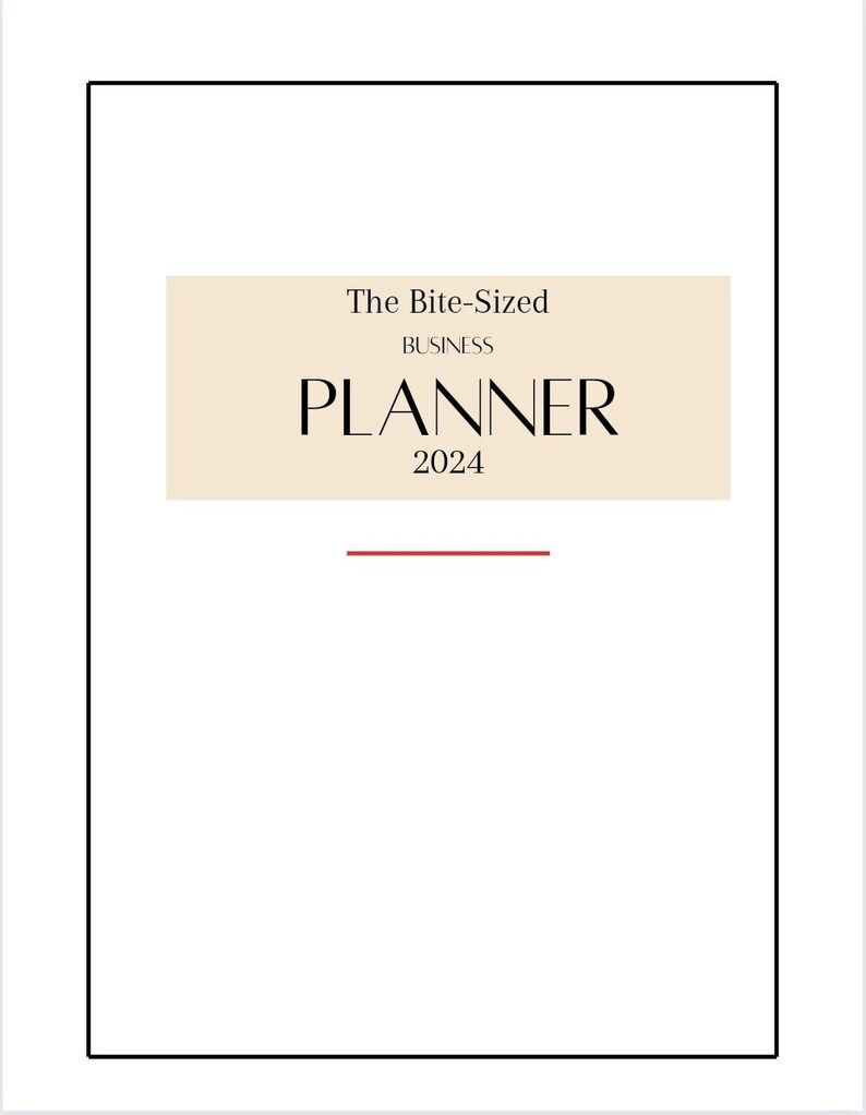 2024 Planner, Calendar, Planner, Goalsetter, 2024, Organizer, Office
