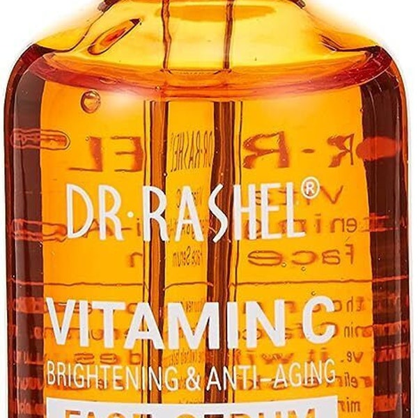 Dr Rashel Vitamin C Face Serum - Hyaluronic Acid Brightening Anti Wrinkle and Anti Ageing Face Serum