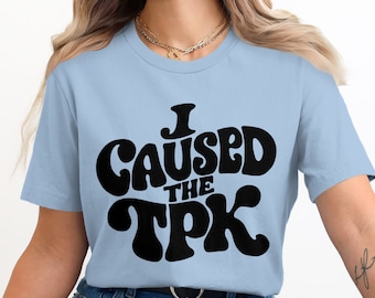 I Caused The TPK Retro Shirt, Funny DnD T-Shirt, Gamer Tee, Dungeon Master Gift, Role Playing Game Apparel, Geeky T-Shirt, RPG Clothing