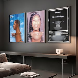 Conjunto de 11 Drake Album BUNDLE, Póster del álbum, Póster de Drake, Impresión del álbum, Impresión de pared musical, Póster, Álbum de Drake, Póster del álbum de Drake BUNDLE