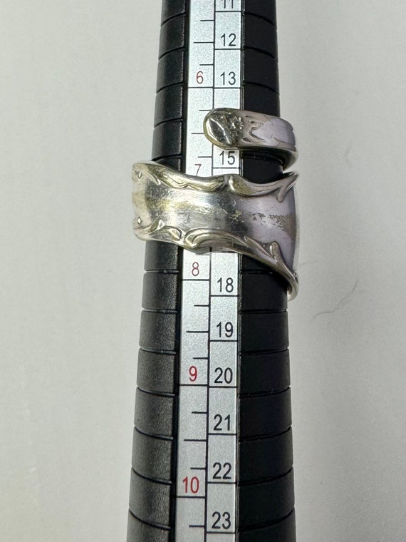 Vintage Silverware Statement Ring - image 3