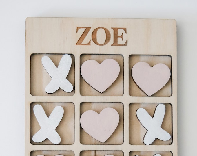 Tic Tac Toe Valentine, Valentines Day Gift for Kids, Valentines for ...