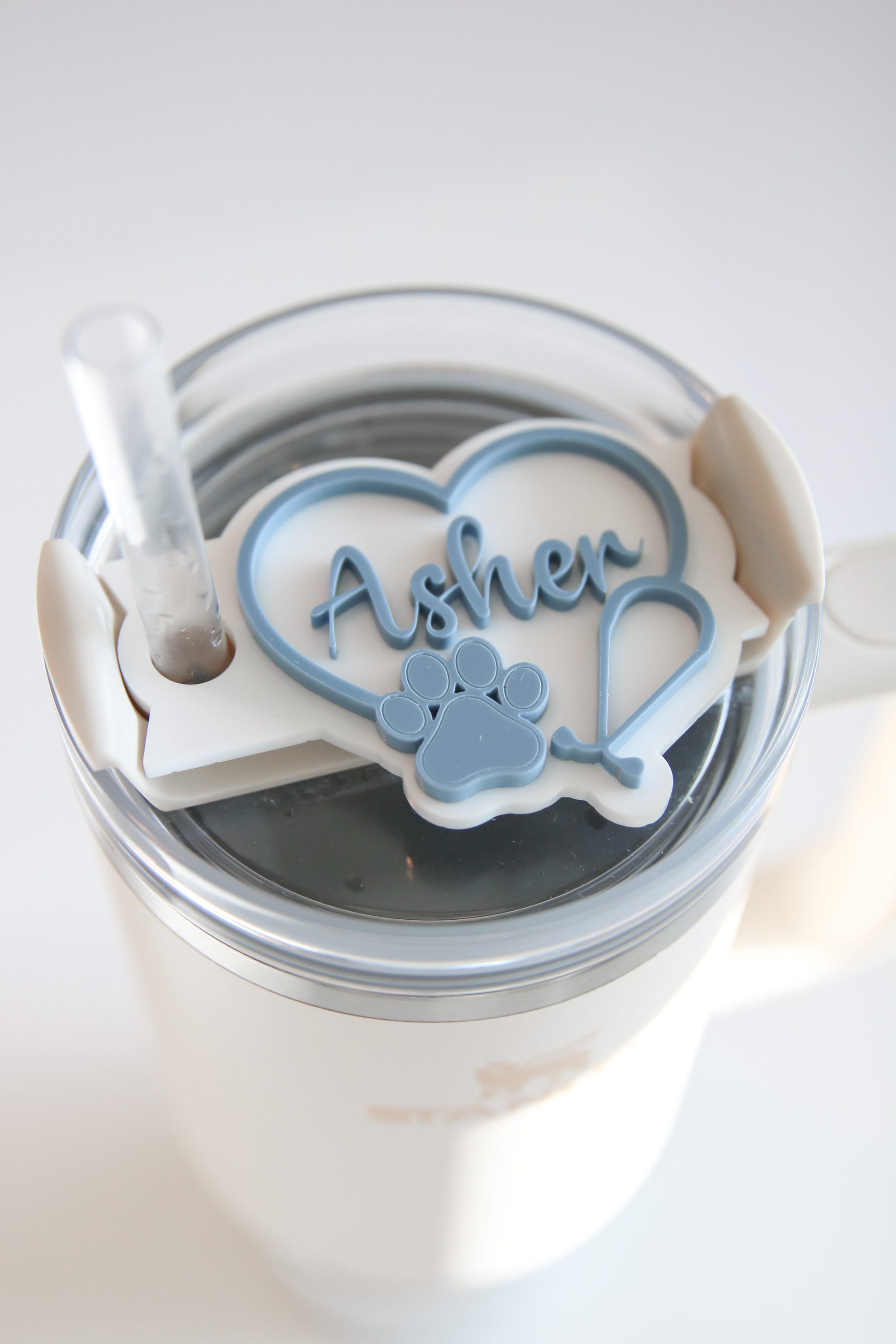 Stanley Tumbler Name Plate for Veterinarian, Stethoscope Personalized Quencher Tumbler Topper, Lid H2.0 30oz, 40oz, Name Plate Vet
