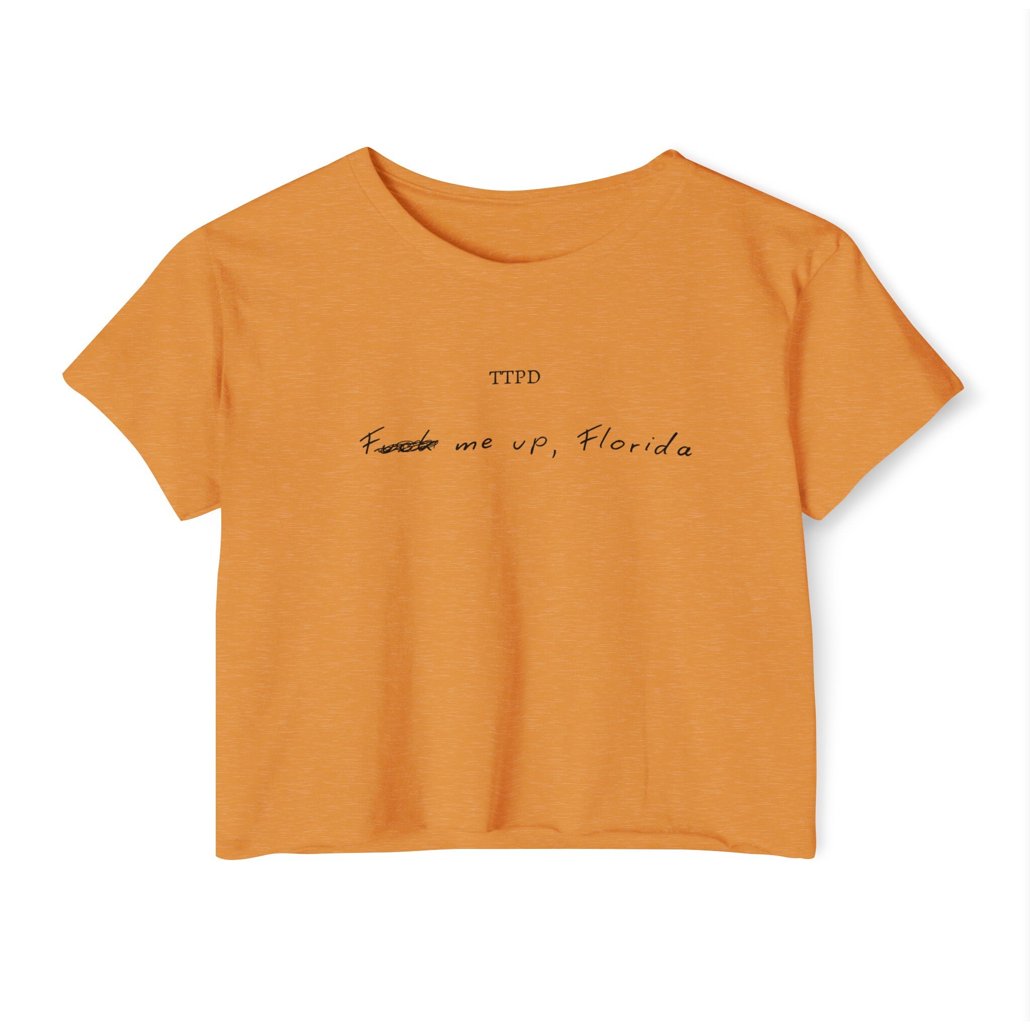 F me up florida crop top, TTPD crop top, the tortured poets department florida