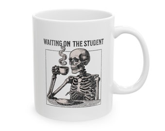 Waiting on the Student Ceramic Mug, Clinical Research Gift