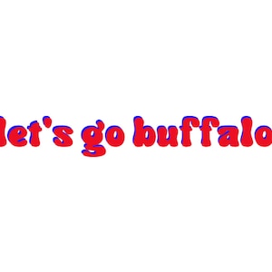 Buffalo Bills Chant Sticker