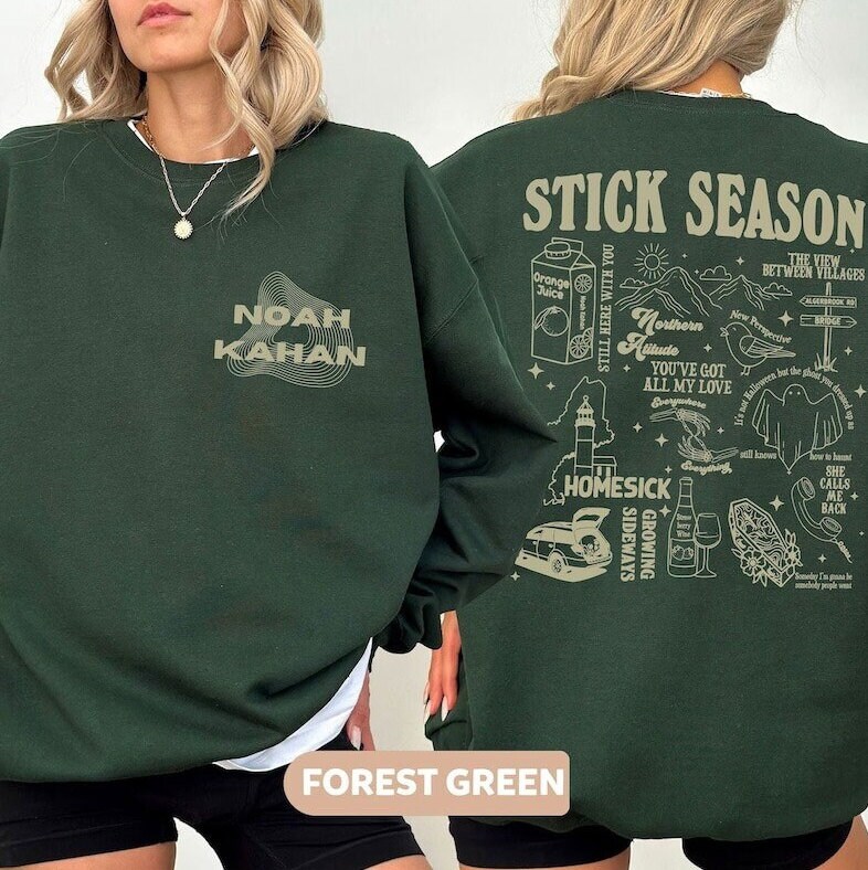 Stick Season Noah Kahan Tour 2024 Sweatshirt, Noah Kahan Stick Season Tour 2024 Sweatshirt