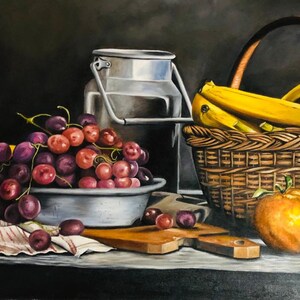 Still Life / Still Life, Original Oil Painting, Art Work, Oil on Canvas, Realism, Art Design