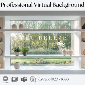 Arrière-plan virtuel pour appels vidéo Zoom Google Meet Microsoft Teams Skype Webex Arrière-plans zoom personnalisables