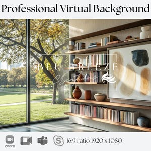 City Background for Zoom, Teams, Skype, and Google Meet | Backdrop for Video Calls