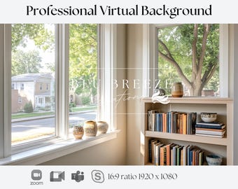 Zoom, Teams, WebEx, Skype, and Google Meet Virtual Background  | Stunning Backdrop for Video Calls