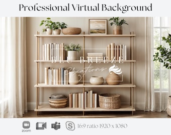 Zoom Hintergrund Office Hintergrund Zoom Modern Home Office Hintergrund Digitaler Hintergrund für Zoom Professional Virtuelles Hintergrund Büro