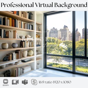 City Background for Zoom, Teams, Skype, and Google Meet | Backdrop for Video Calls
