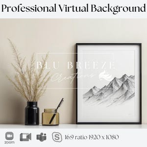 Moderner minimalistischer Hintergrund | Zoom Teams WebEx skype google erfüllen | Saubere und professionelle Kulisse