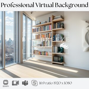 City Background for Video Calls  Zoom Teams Facebook Skype Google Meet  Backdrop for Online Meetings