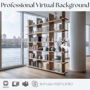 City Zoom Background  Backdrop for Video Calls on Teams Facebook Skype Google Meet