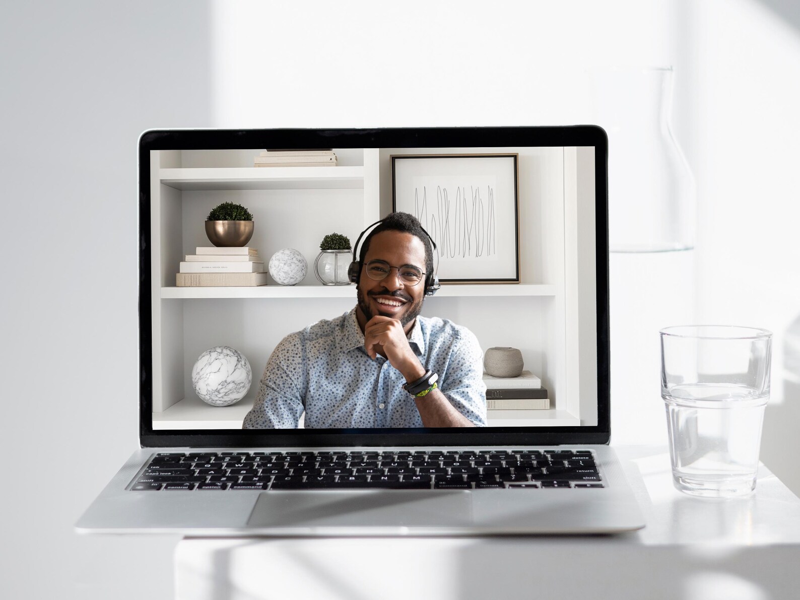 Simple Clean Zoom Background Virtual Background for Zoom, Google Meet