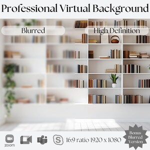 Virtual Background | Compatible with Zoom, Teams, WebEx, Skype, Google Meet | Stunning Backdrop for Video Calls