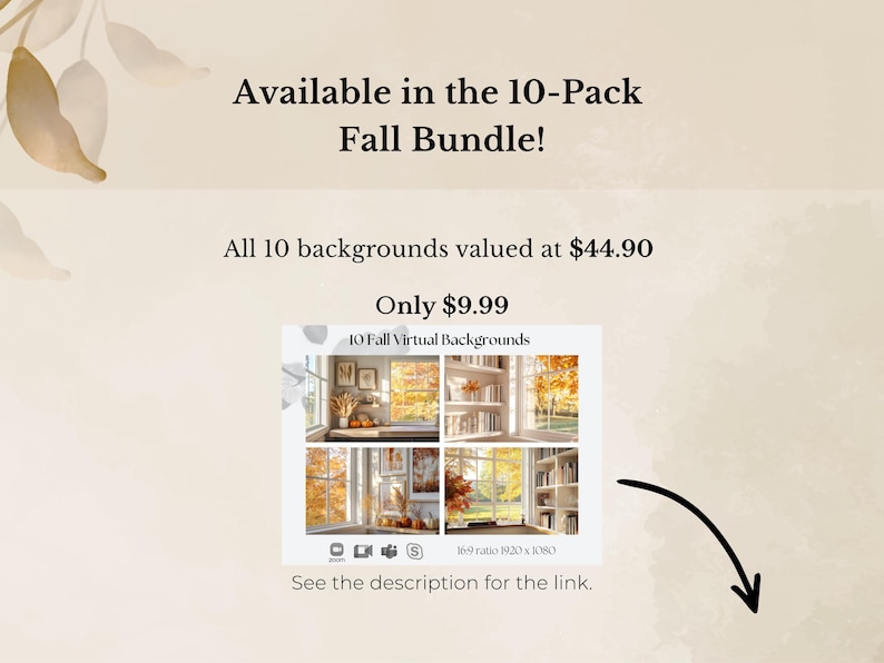 Webex Virtual Background Fall Fall Virtual Background | Compatible With Zoom, Teams, Webex, Skype ...