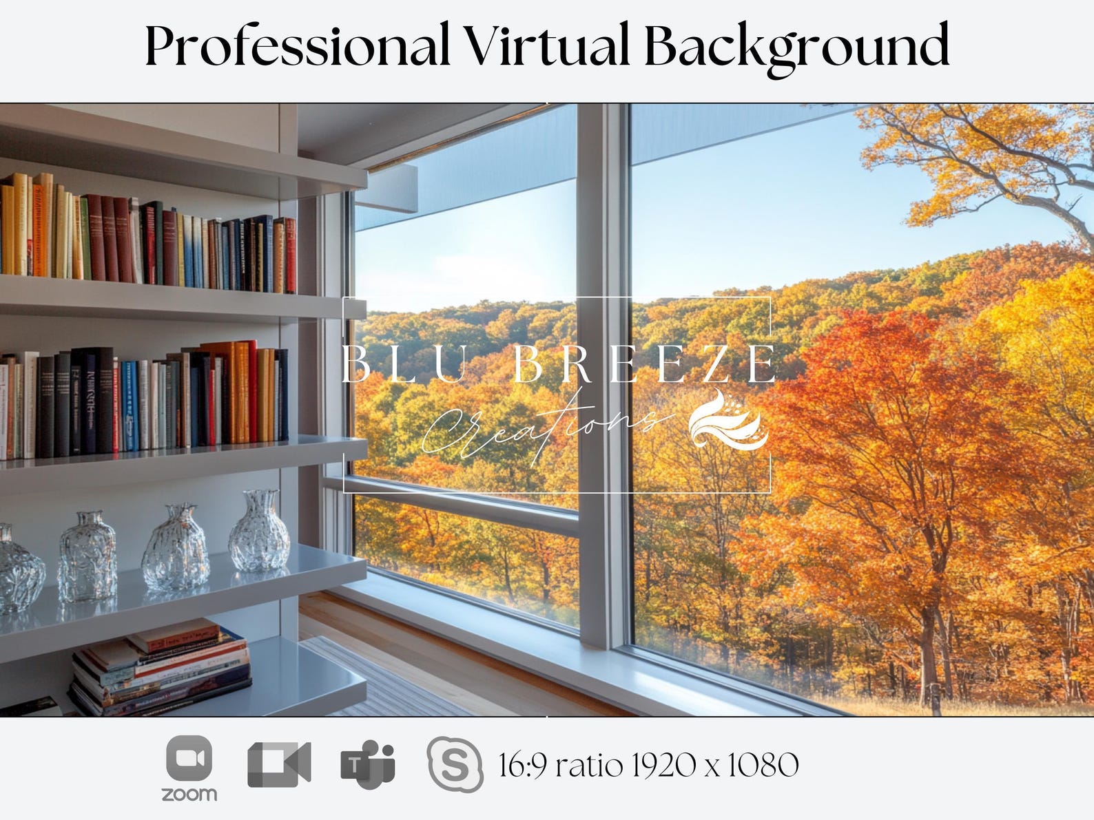 Webex Virtual Background Fall 10 Fall Virtual Backgrounds | Compatible With Zoom, Teams, Webex, Skype ...