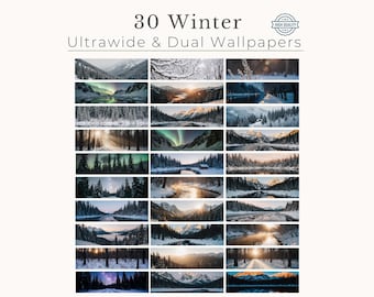 30 Winter Ultrawide Wallpapers & Dual Monitor Desktop Backgrounds | Desktop Backgrounds | Dual Widescreen Computer Wallpapers