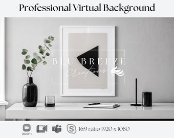 Simple Virtual Meeting Background | Zoom Teams Webex Skype Google Meet ...