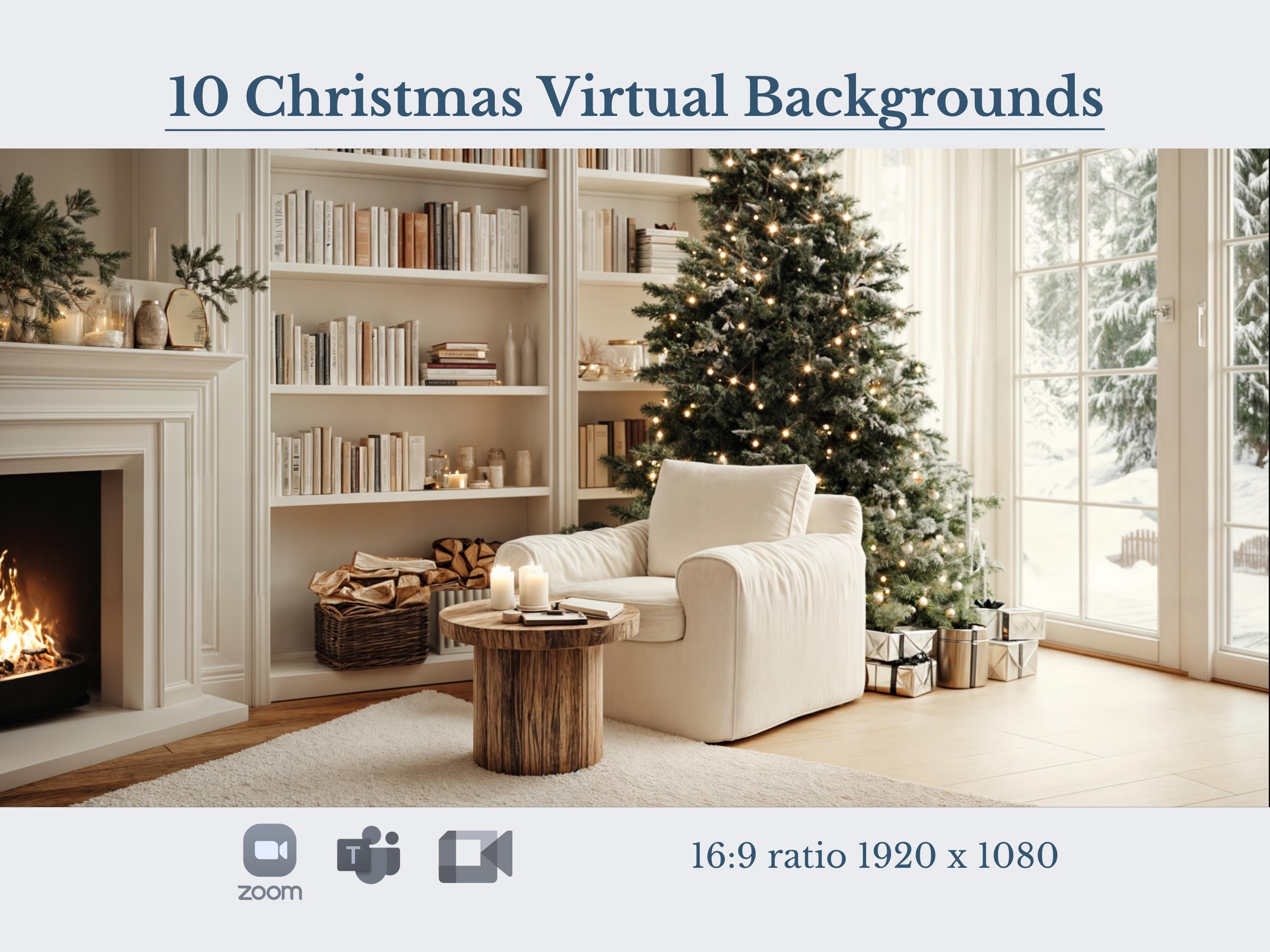 10 Christmas Virtual Backgrounds | Compatible With Zoom, Teams, Webex ...