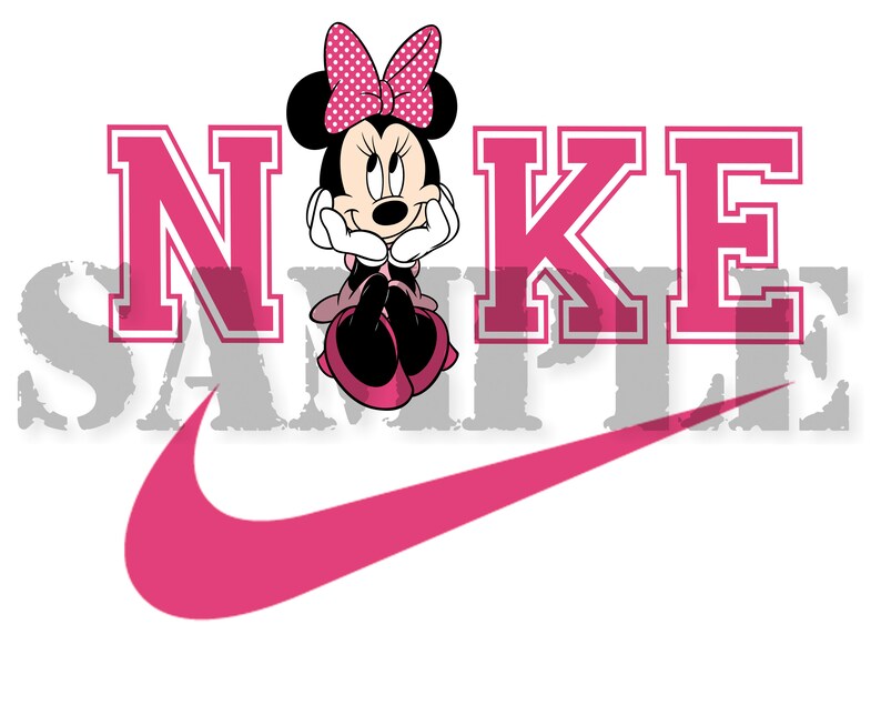 Mickey and Minnie NKE PNG - Etsy