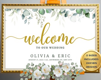 Welcome to our Wedding Sign