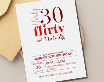 Invitation à la fête du 30e anniversaire