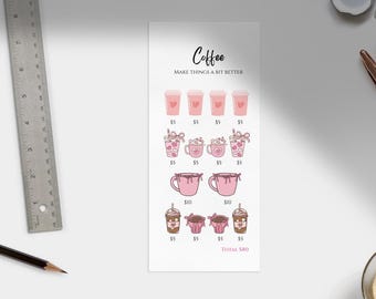 Coffee Savings Challenge Coffee Lovers on a Budget Cash Envelope Savings Challenge Save Money for Coffee Budgeting Challenge Budget Binder