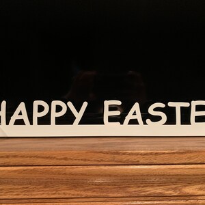 NEW! CUSTOM METAL Happy Easter Sign -  Holiday Decoration