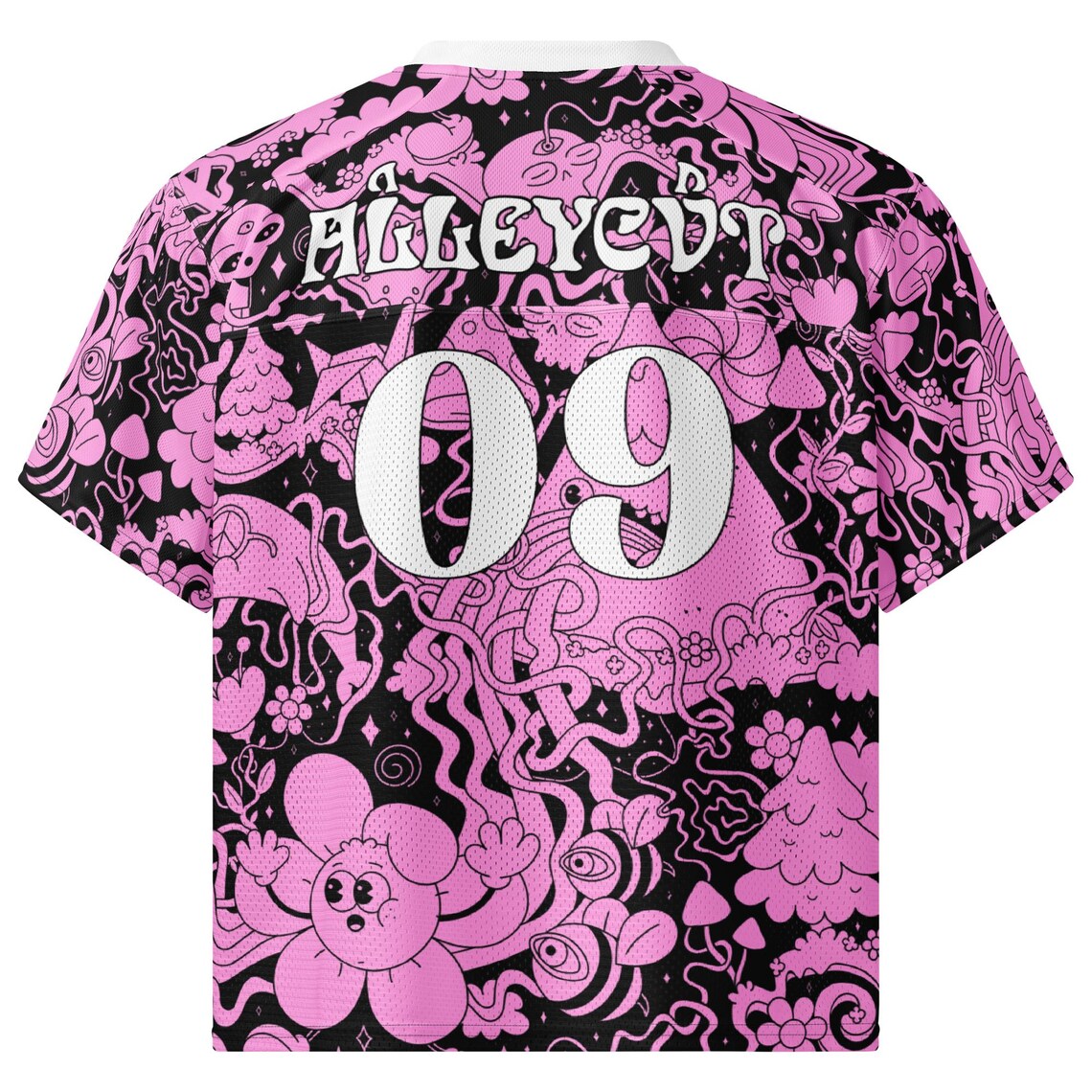 ALLEYCVT Inspired Rave Jersey, Psychedelic Festival Outfit, Comfy ...