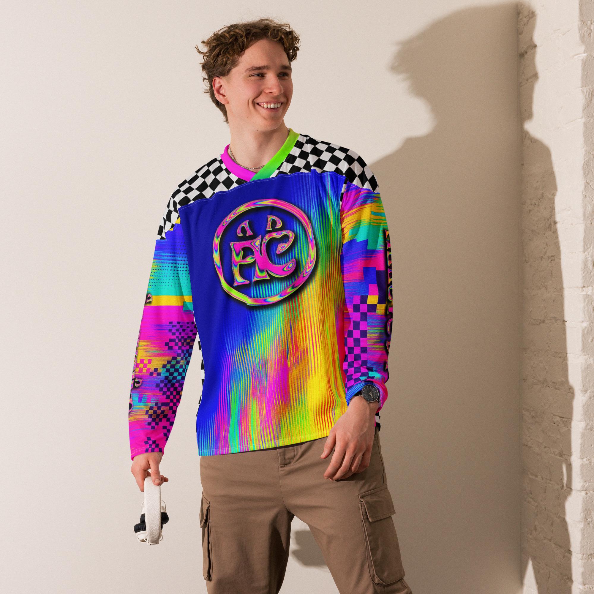 ALLEYCVT Inspired Rave Jersey, Psychedelic Festival Outfit, Comfy ...