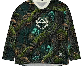 OF THE TREES Inspired Rave Jersey, Psychedelic Festival Outfit, Comfy Outfit for Bass Music Lovers