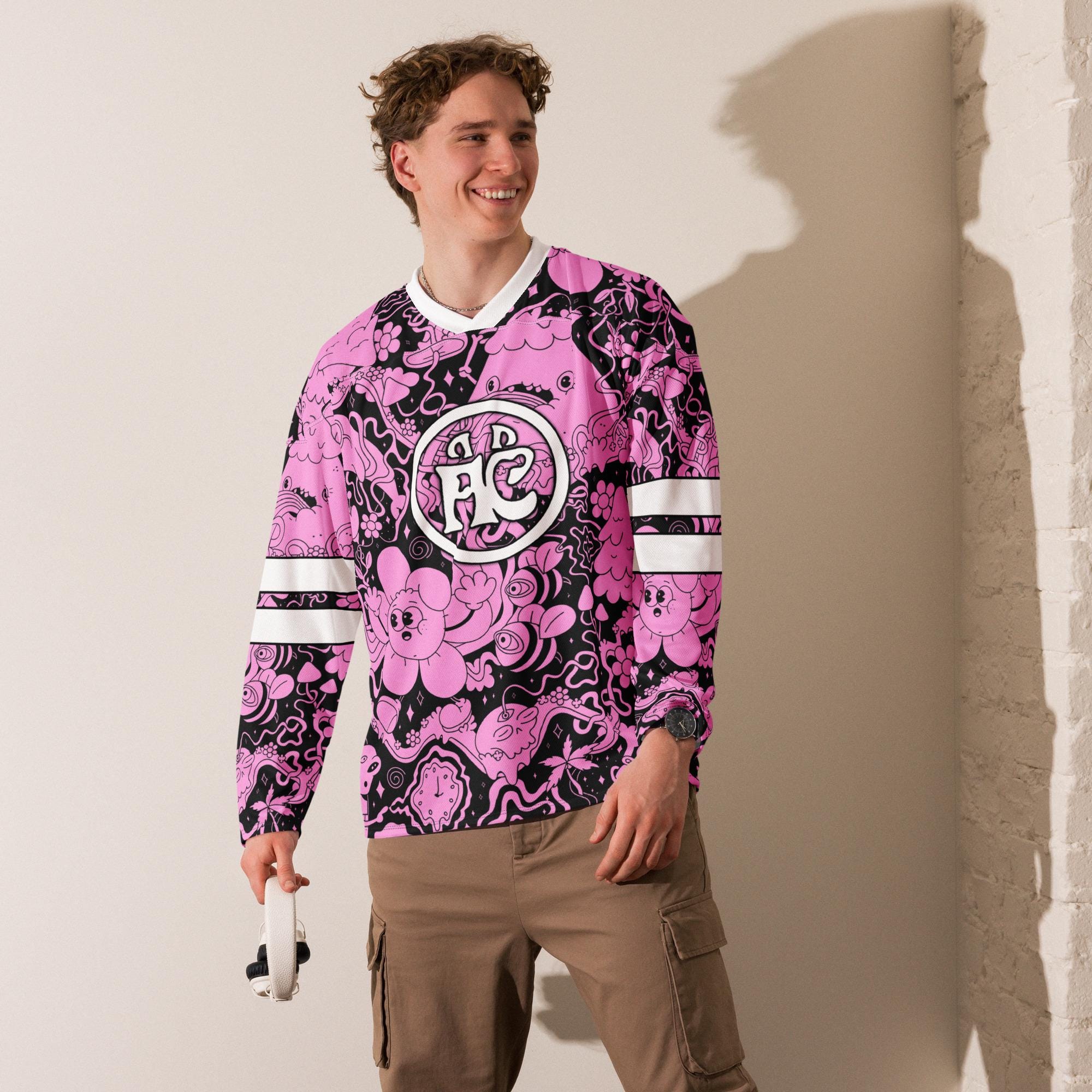 ALLEYCVT Inspired Rave Jersey, Psychedelic Festival Outfit, Comfy ...