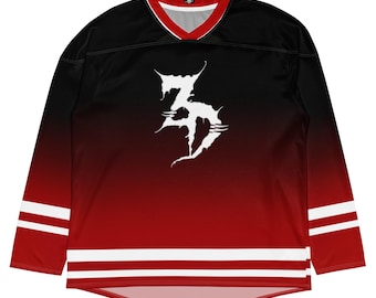 Zeds Dead Inspired Rave Jersey, Bass Music Outfit, Festival Fashion, Oversized Hockey Jersey for Ravers