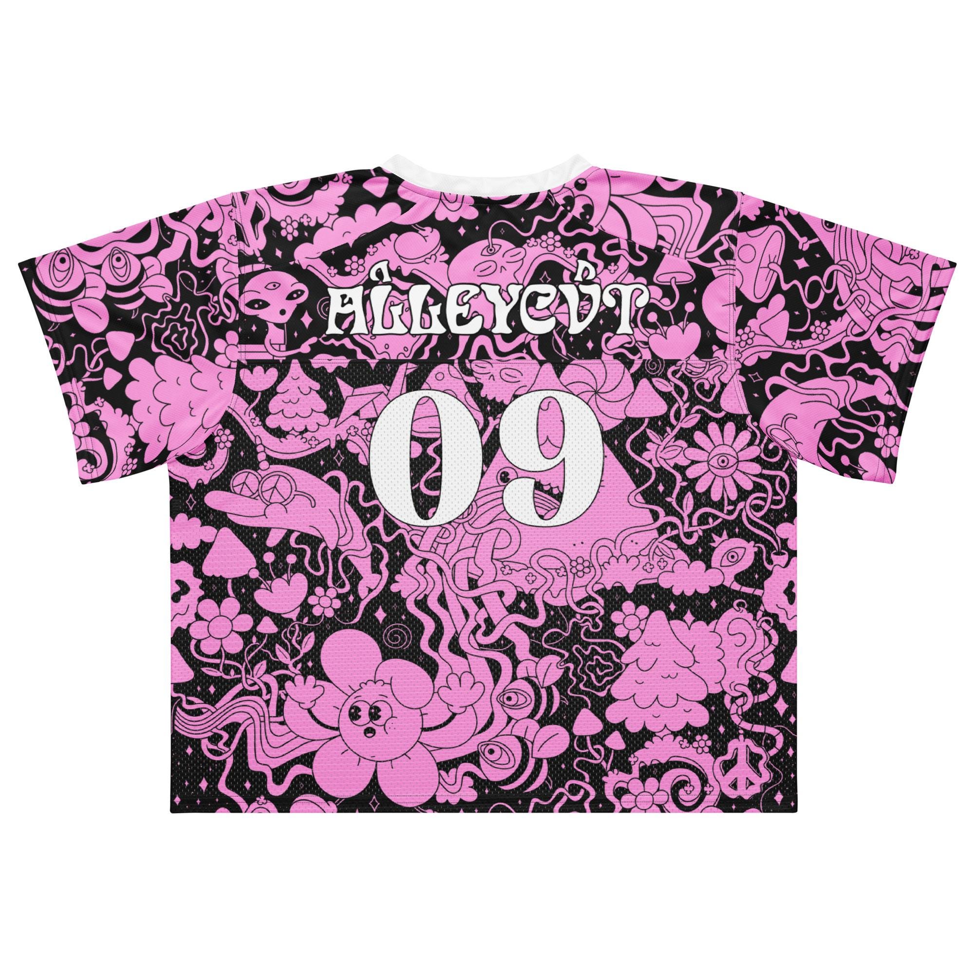 ALLEYCVT Inspired Rave Jersey, Psychedelic Festival Outfit, Comfy ...