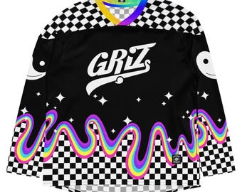GRiZ Inspired Rave Jersey, Psychedelic Festival Outfit, Comfy Outfit for Bass Music Lovers