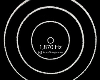 Chladni Pattern Art -- 2 DIGITAL .png DOWNLOADS (with/without text), Chladni plate, acoustic art, Cymatics, Chladni, sound waves, sound art