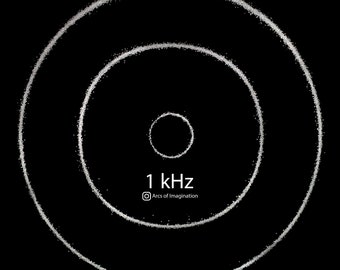 Chladni Pattern Art -- 2 DIGITAL .png DOWNLOADS (with/without text), Chladni plate, acoustic art, Cymatics, Chladni, sound waves, sound art