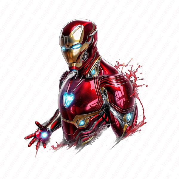 iron man png, high resolution, transparent image, avengers, superhero png, iron man tumbler, print, t-shirt, poster, sublimation design